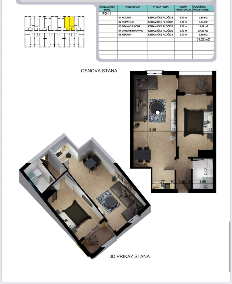 Квартира в Баре, Черногория, 31 м² - фото 17