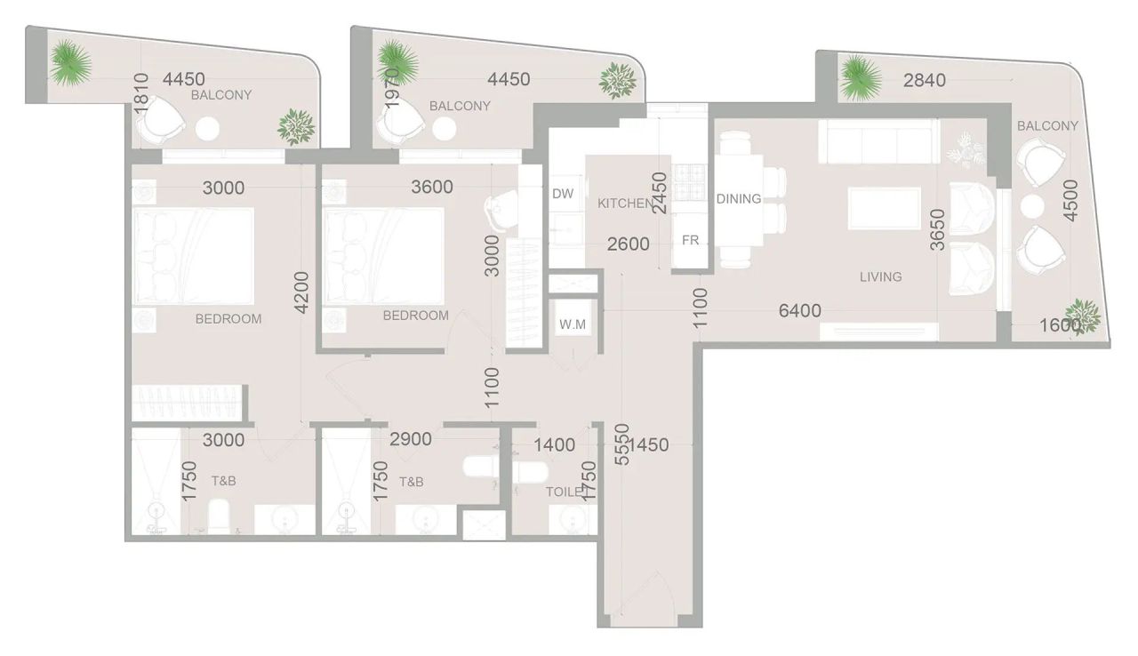 Квартира в Дубае, ОАЭ, 107 м² - фото 14