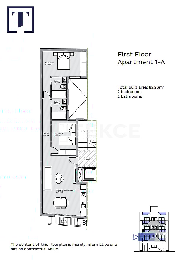 Апартаменты в Торревьехе, Испания, 101 м² - фото 10
