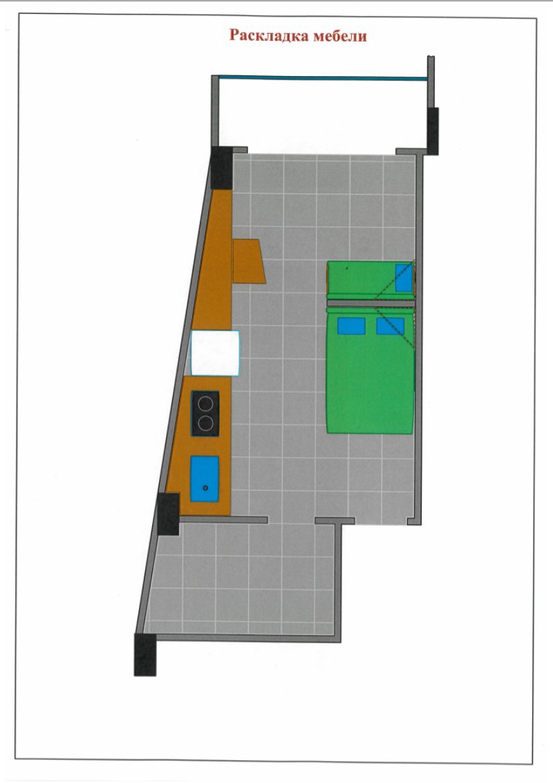 Апартаменты в Батуми, Грузия, 34.25 м² - фото 8