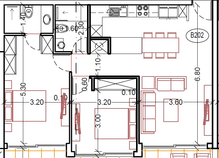 Апартаменты в Пафосе, Кипр, 101 м² - фото 11