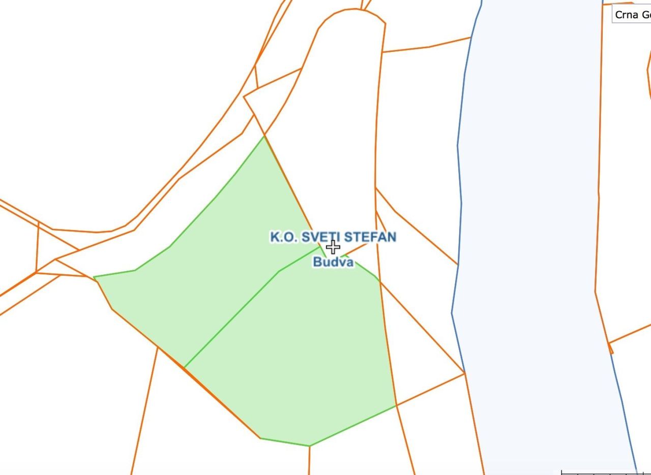 Земля в Святом Стефане, Черногория, 742 м² - фото 2