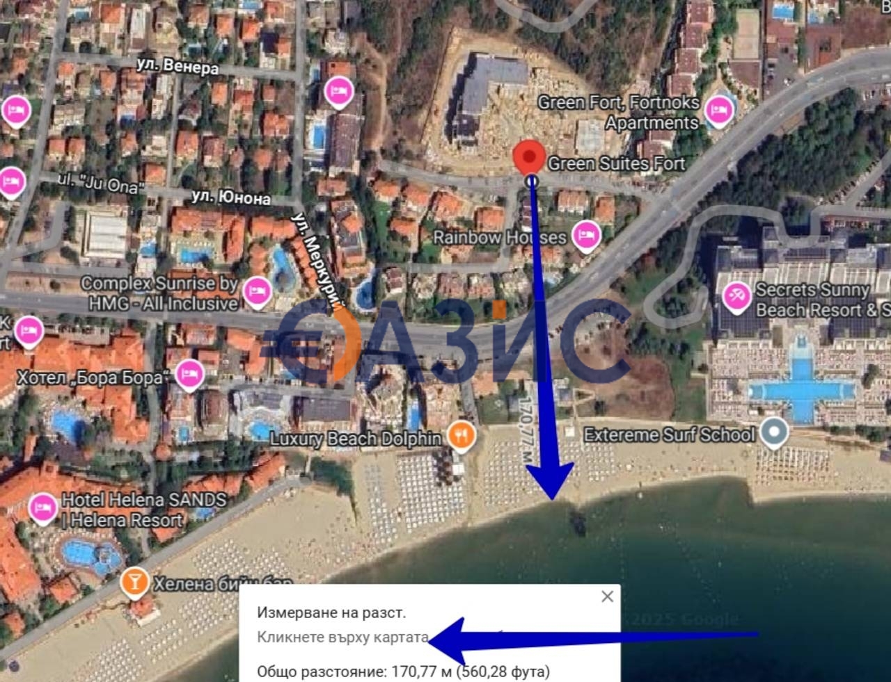 Апартаменты в Святом Власе, Болгария, 82.4 м² - фото 19