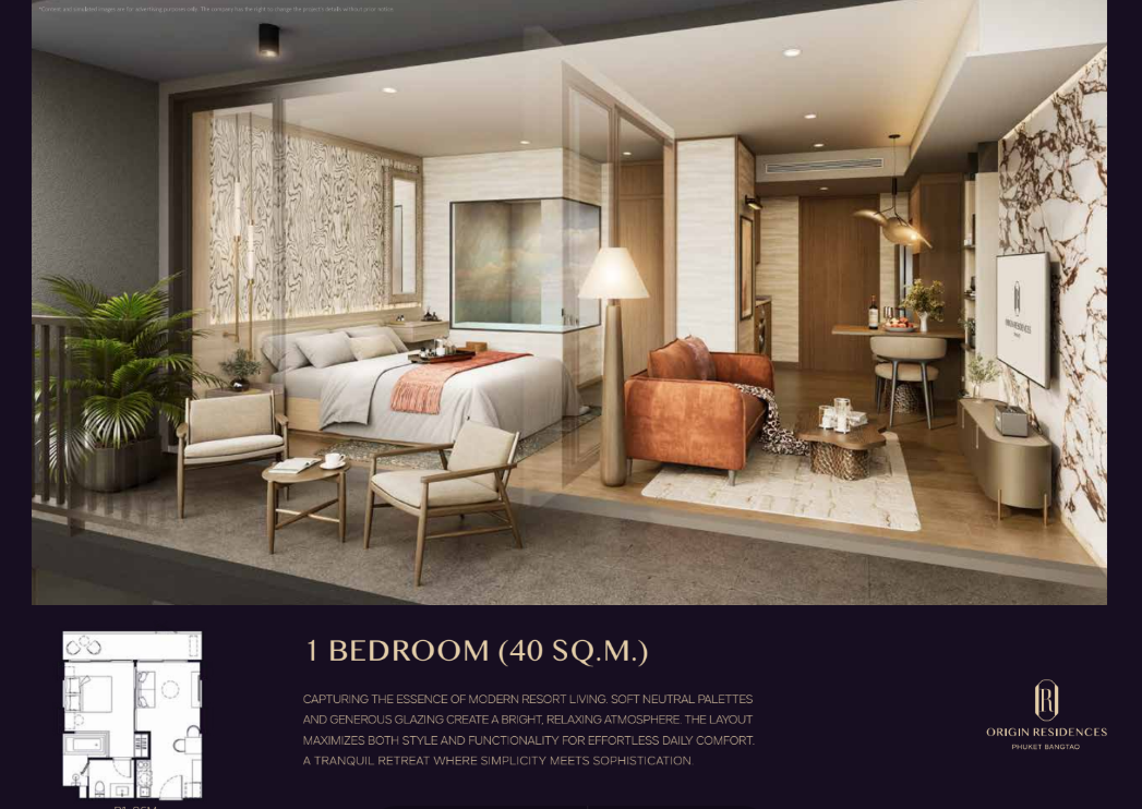 Апартаменты на острове Пхукет, Таиланд, 40 м² - фото 18