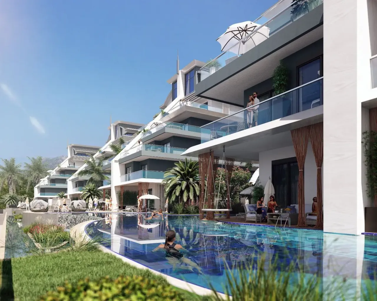 Апартаменты в Алании, Турция, 53 м² - фото 9