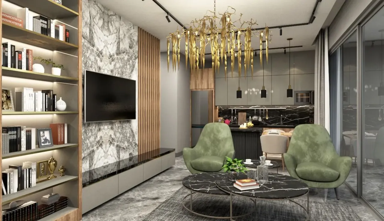 Апартаменты в Алании, Турция, 95 м² - фото 10