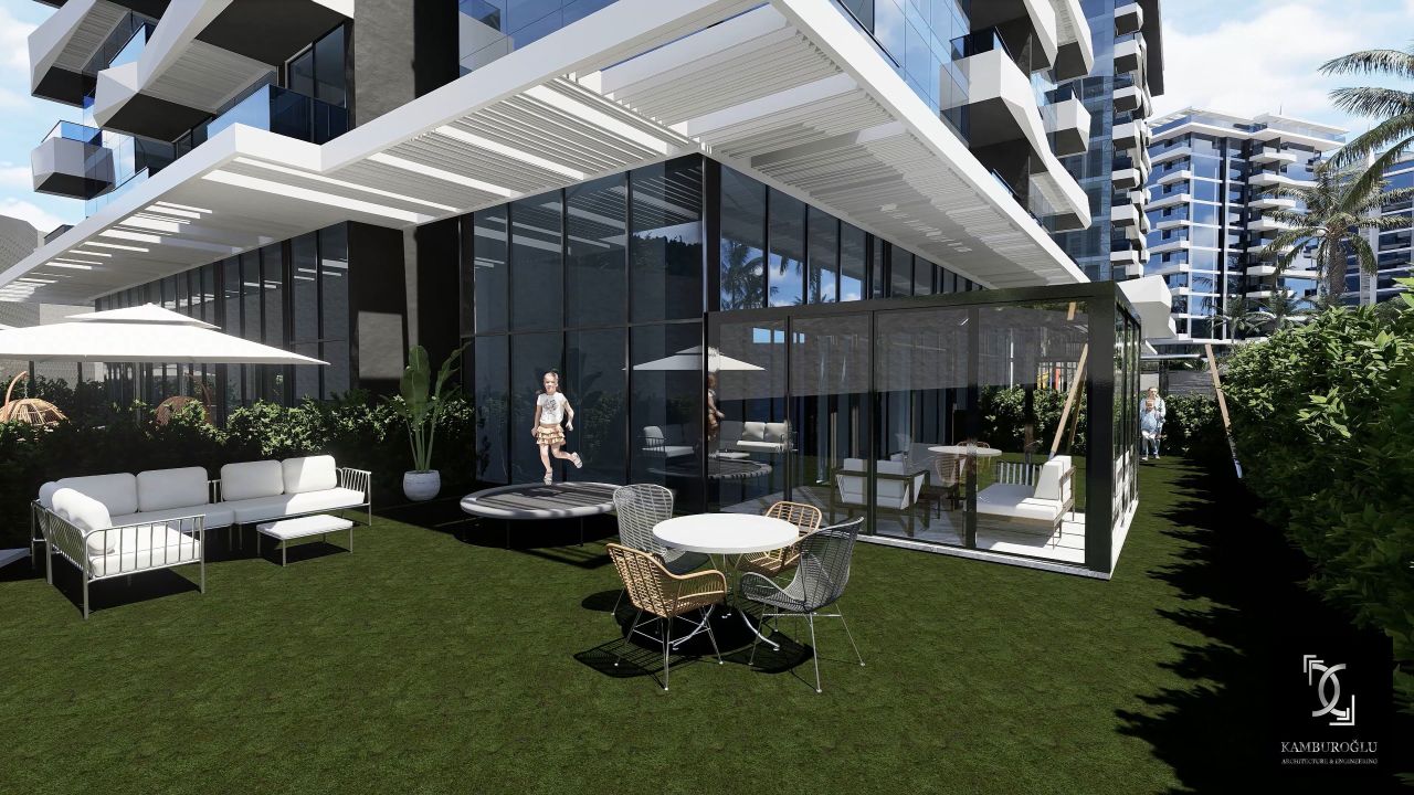 Апартаменты в Алании, Турция, 50 м² - фото 12