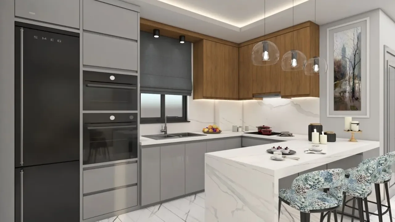 Апартаменты в Алании, Турция, 58 м² - фото 12