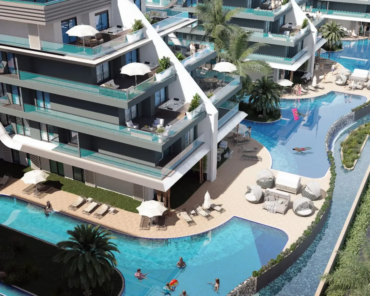 Апартаменты в Алании, Турция, 53 м² - фото 12