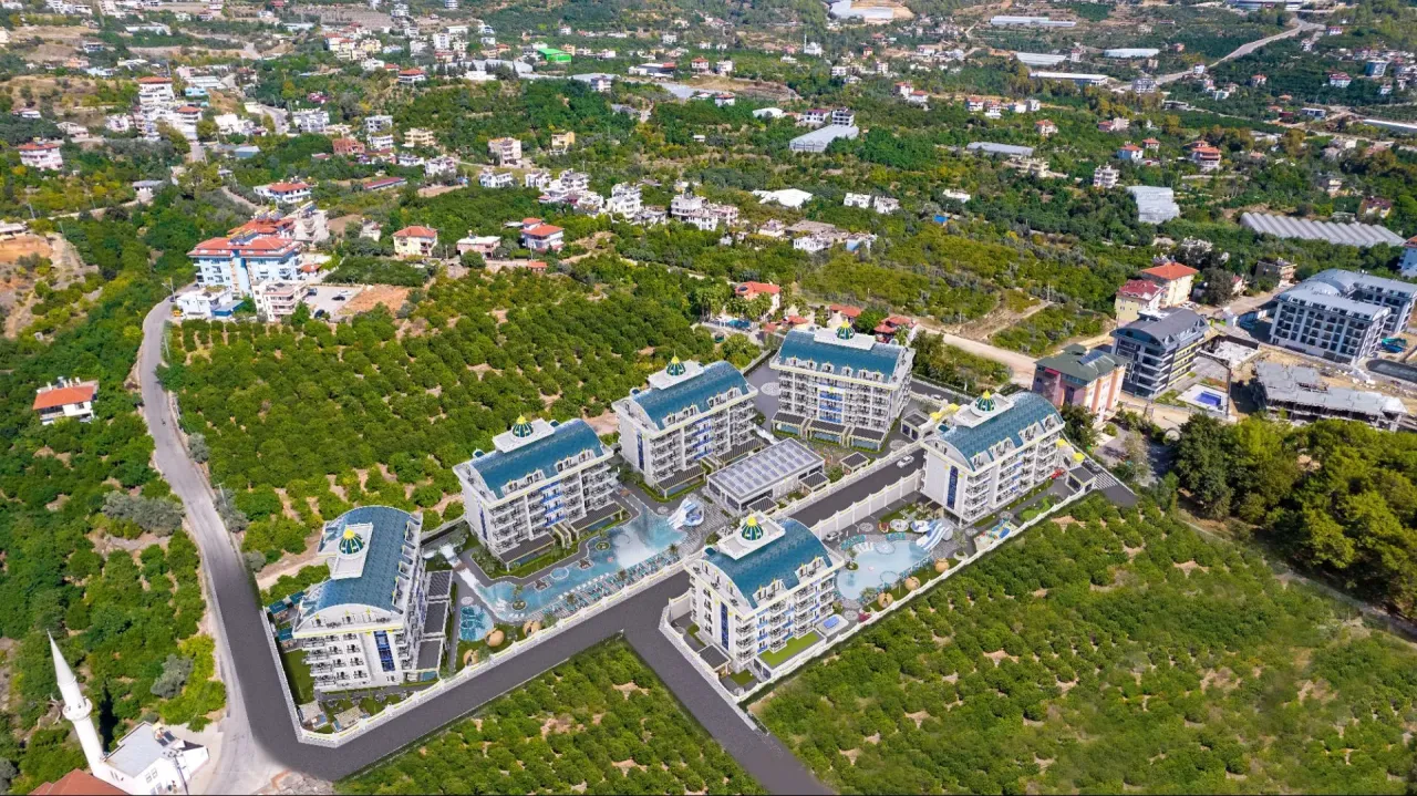 Апартаменты в Алании, Турция, 56 м² - фото 13