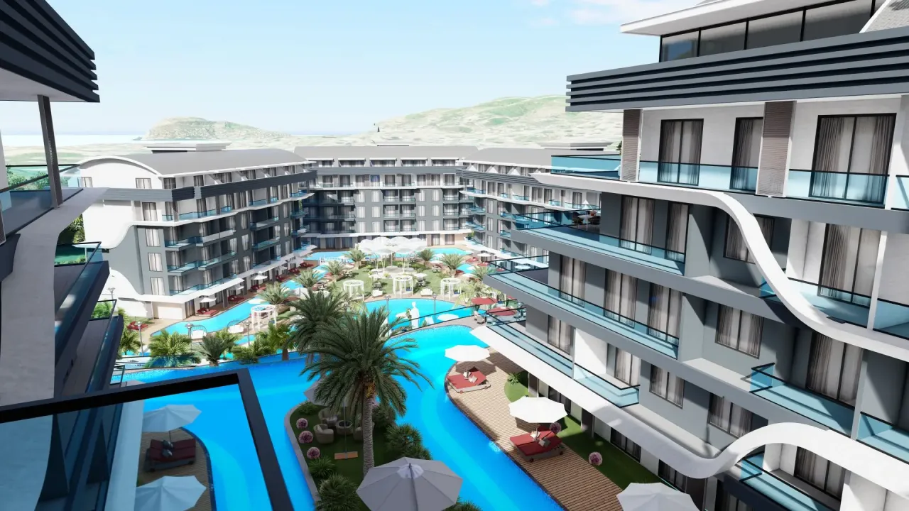 Апартаменты в Алании, Турция, 53 м² - фото 14