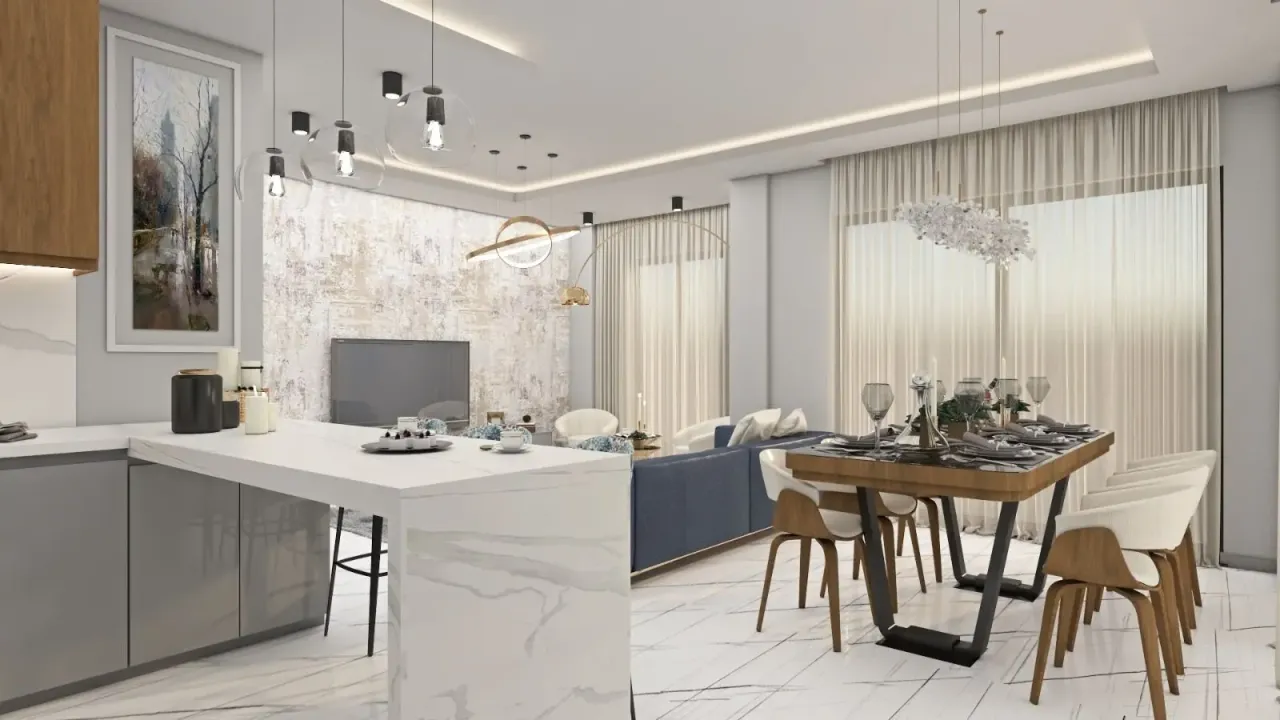 Апартаменты в Алании, Турция, 58 м² - фото 15