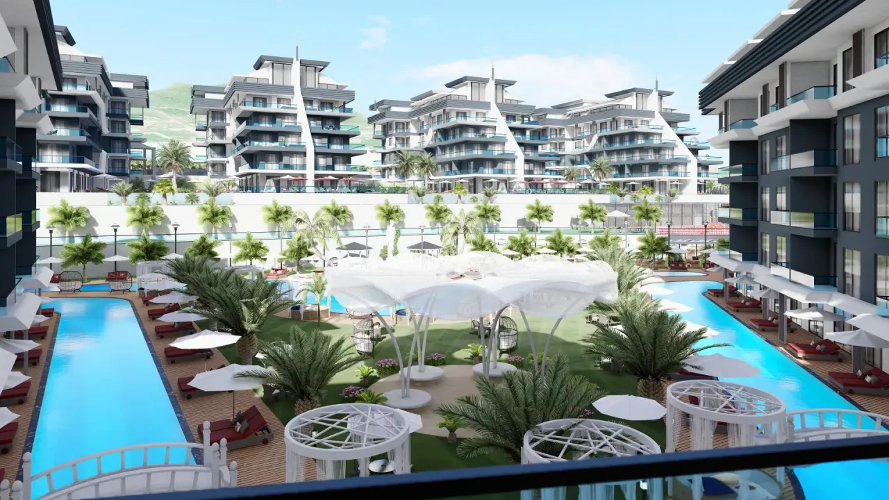 Апартаменты в Алании, Турция, 53 м² - фото 17