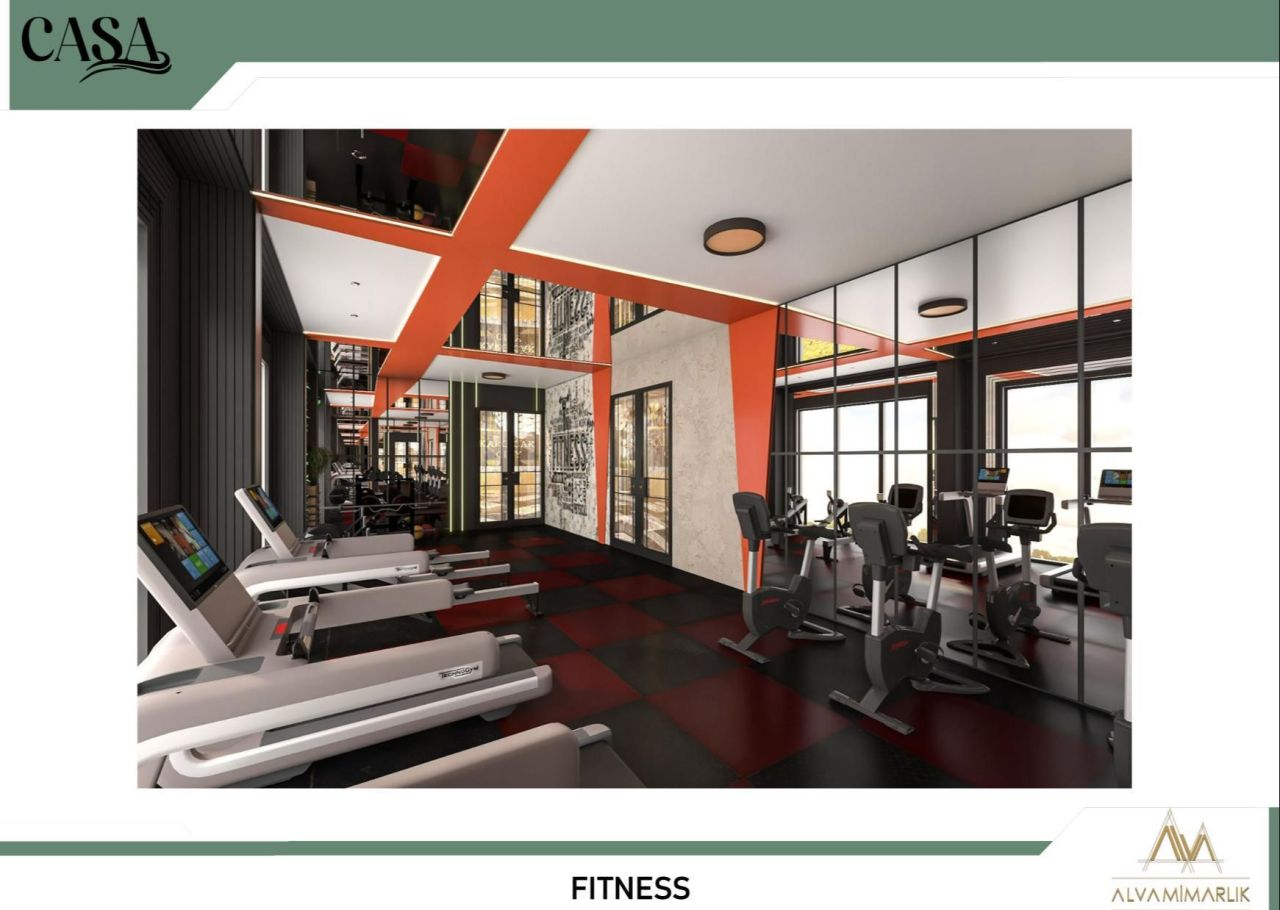 Апартаменты в Алании, Турция, 59 м² - фото 17