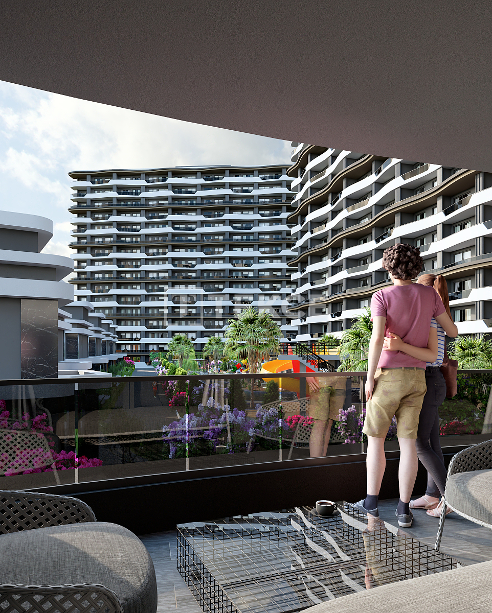 Апартаменты Эрдемли, Турция, 125 м² - фото 1