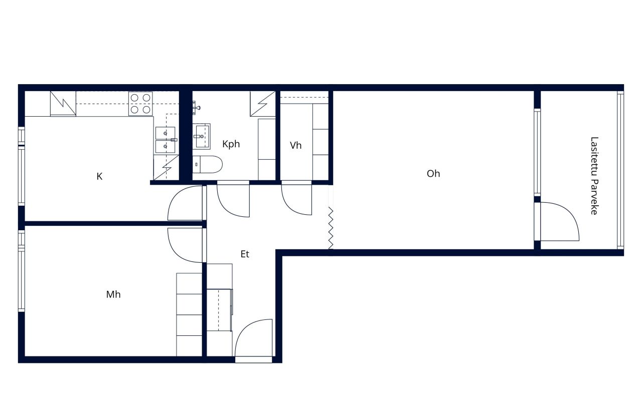 Квартира в Вантаа, Финляндия, 59.5 м² - фото 2