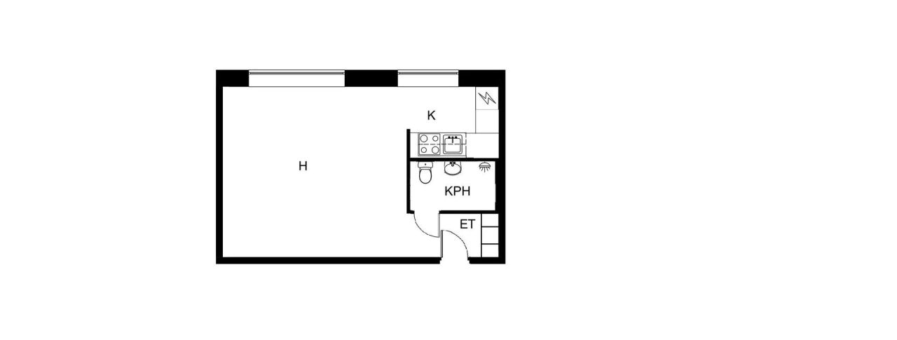 Квартира в Эспоо, Финляндия, 32 м² - фото 2