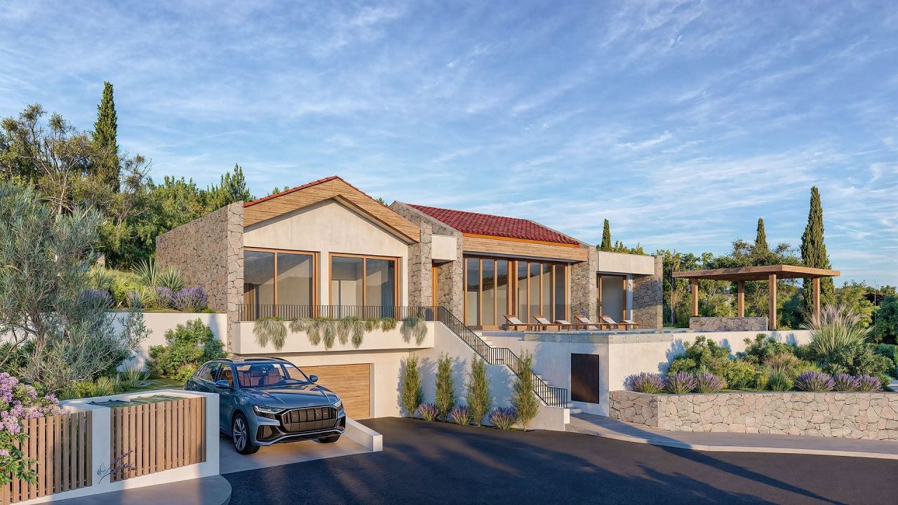 Вилла на полуострове Луштица, Черногория, 275 м² - фото 5