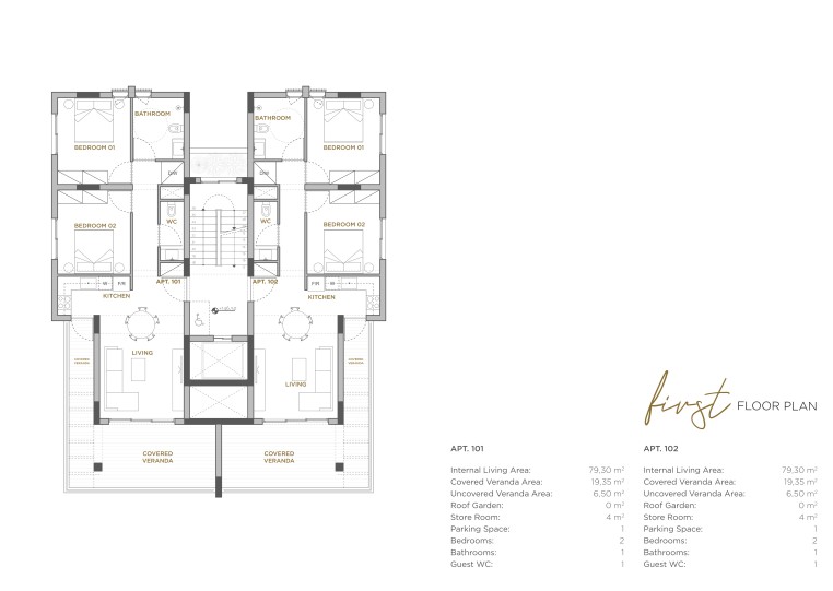 Апартаменты в Лимасоле, Кипр, 79 м² - фото 6