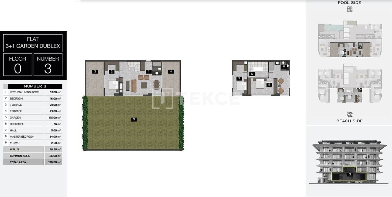 Апартаменты в Алании, Турция, 175 м² - фото 8