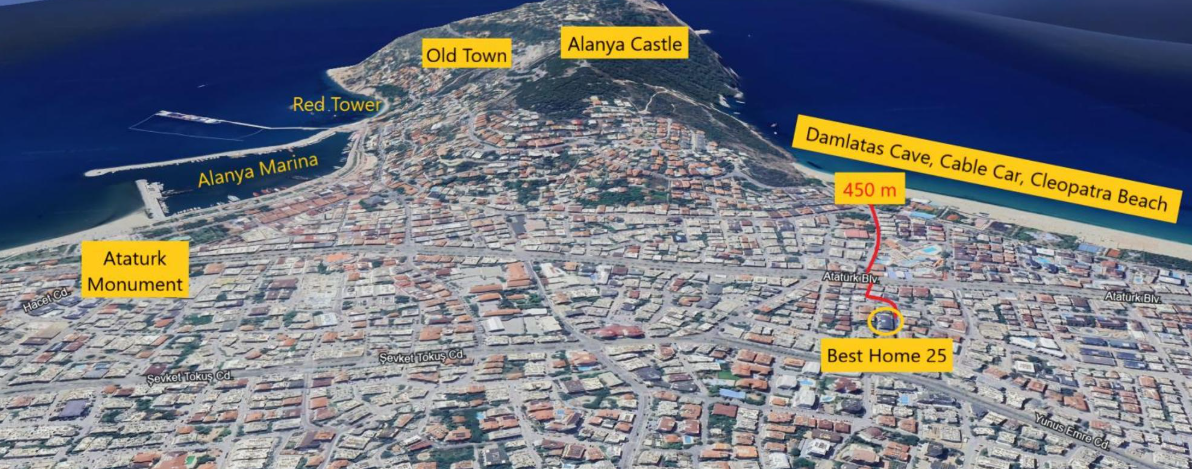 Апартаменты в Алании, Турция, 100 м² - фото 3