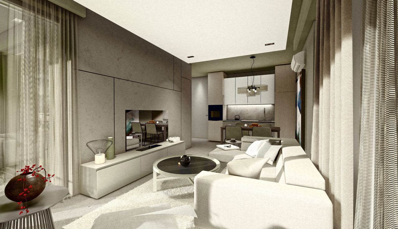 Апартаменты в Алании, Турция, 55 м² - фото 2