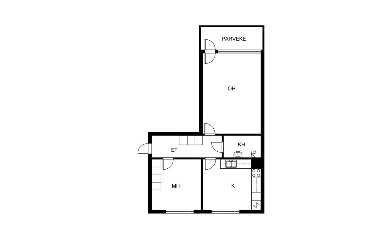 Квартира в Хуитинен, Финляндия, 58.5 м² - фото 3