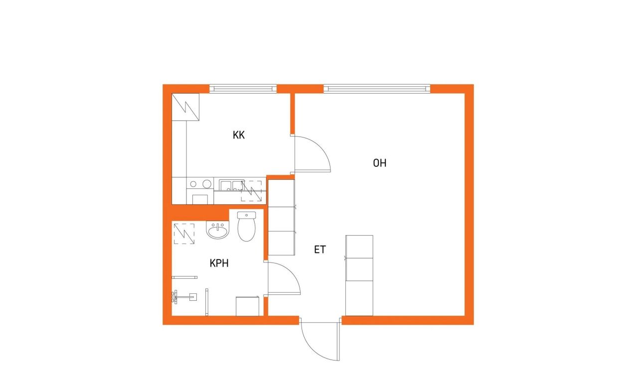 Квартира в Мянття, Финляндия, 30.5 м² - фото 2