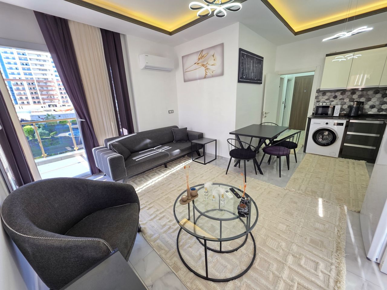 Апартаменты в Алании, Турция, 55 м² - фото 1