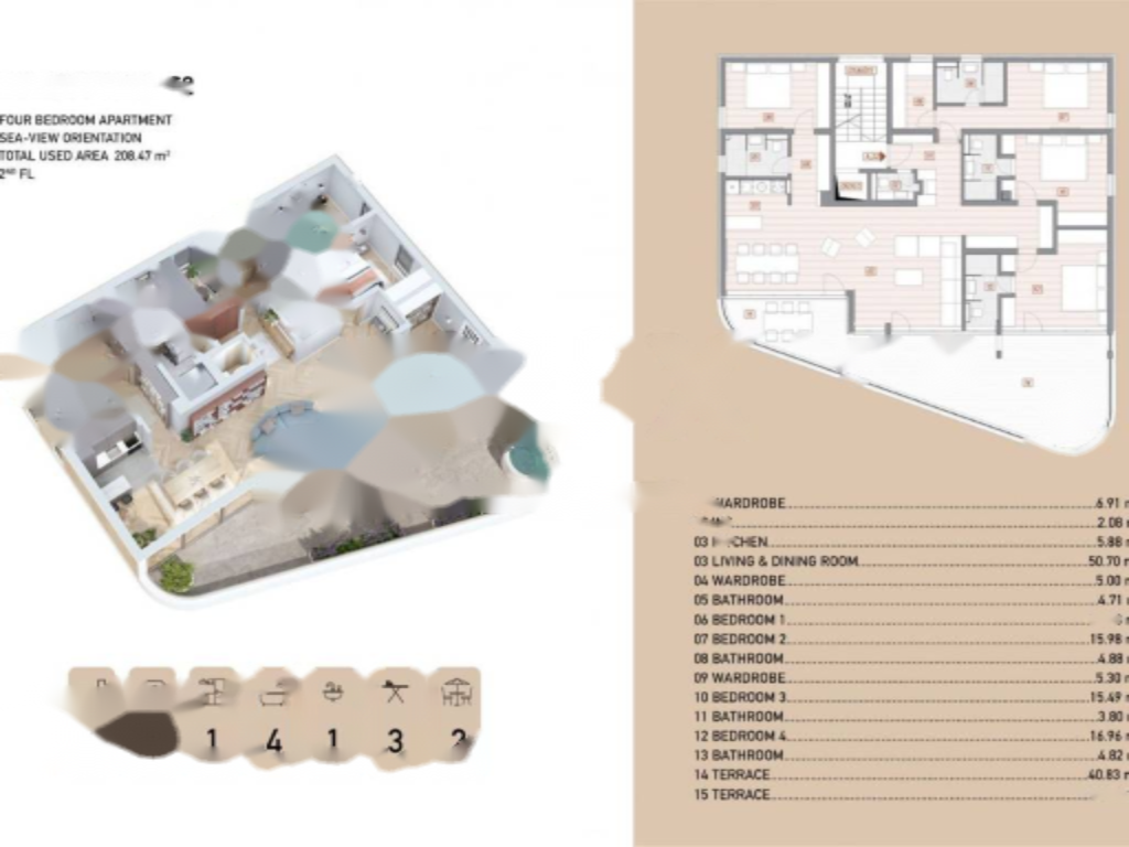 Квартира в Опатии, Хорватия, 208 м² - фото 3