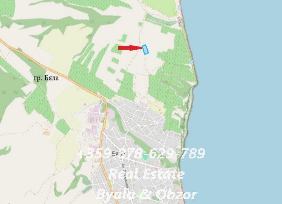 Земля в Бяле, Болгария, 9 550 м² - фото 2