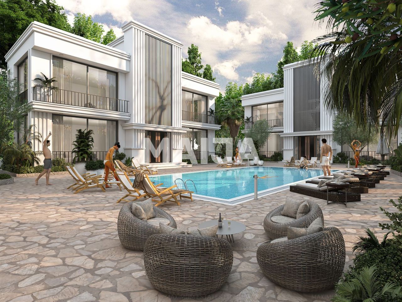 Апартаменты в Лапитосе, Кипр, 60 м² - фото 4