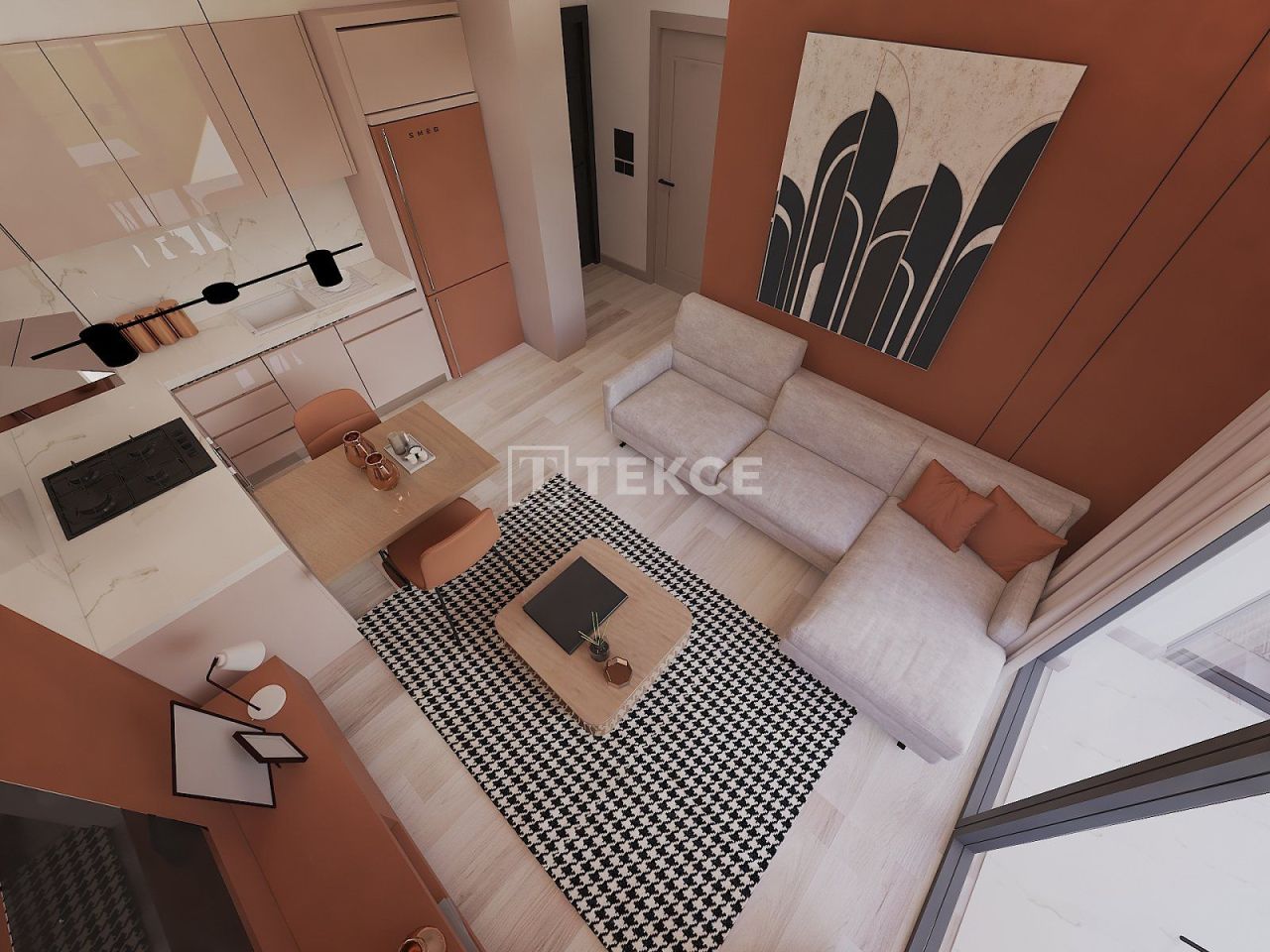 Апартаменты в Анталии, Турция, 56 м² - фото 17