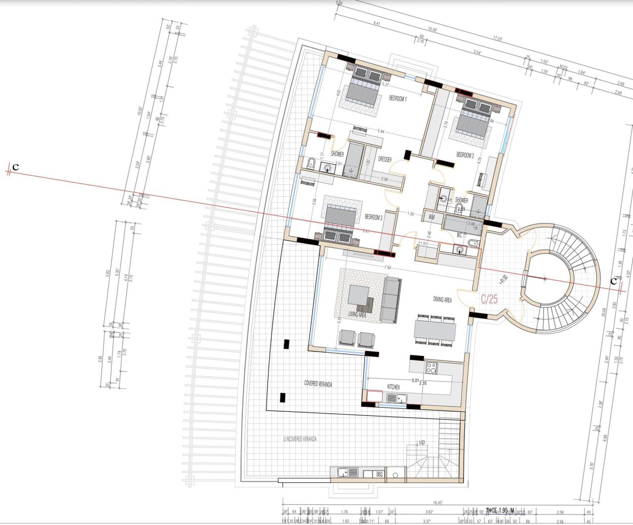 Пентхаус в Пафосе, Кипр, 263 м² - фото 17