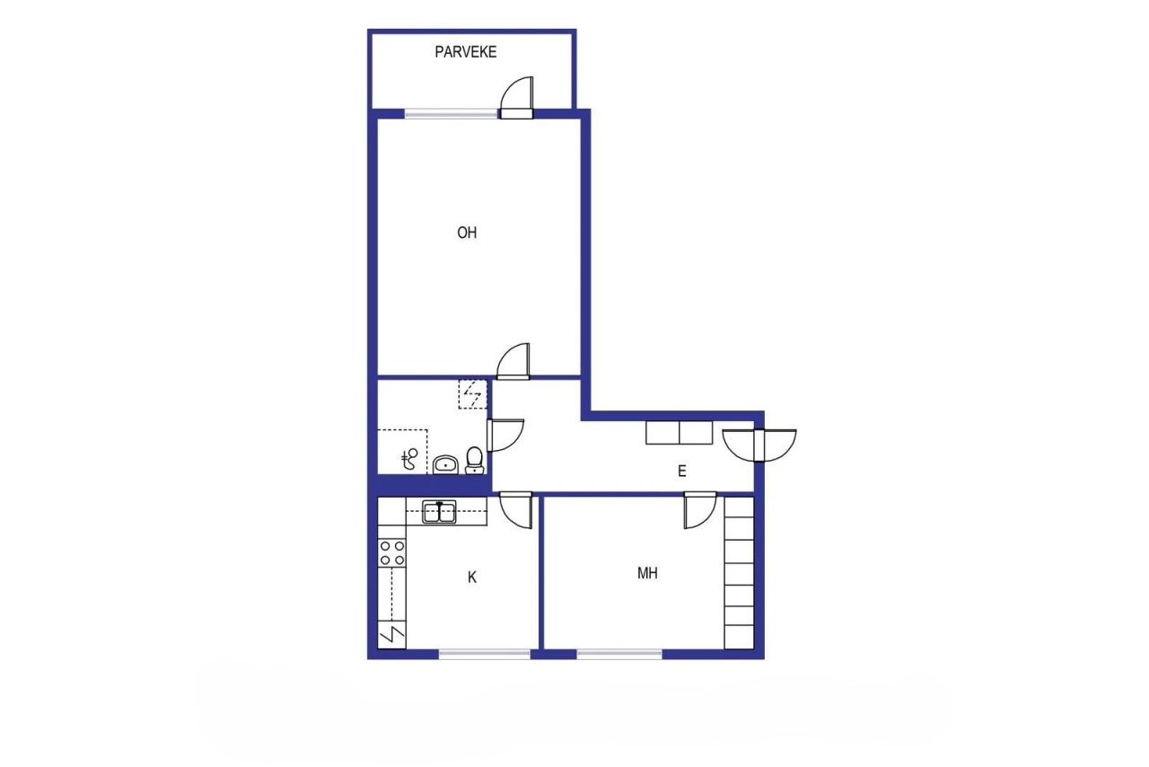 Квартира в Хейнола, Финляндия, 63 м² - фото 3