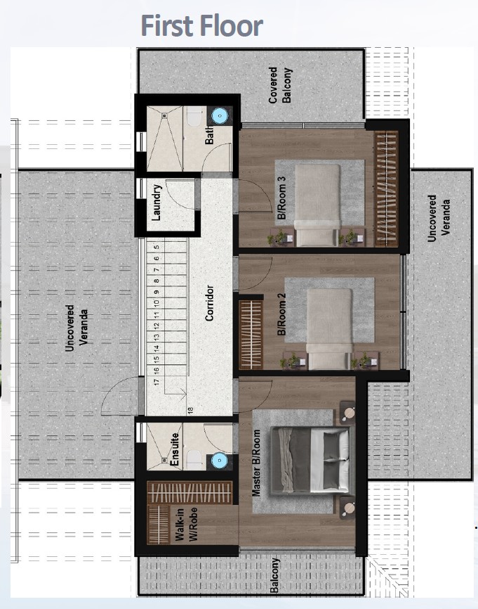 Вилла в Пафосе, Кипр, 157 м² - фото 10