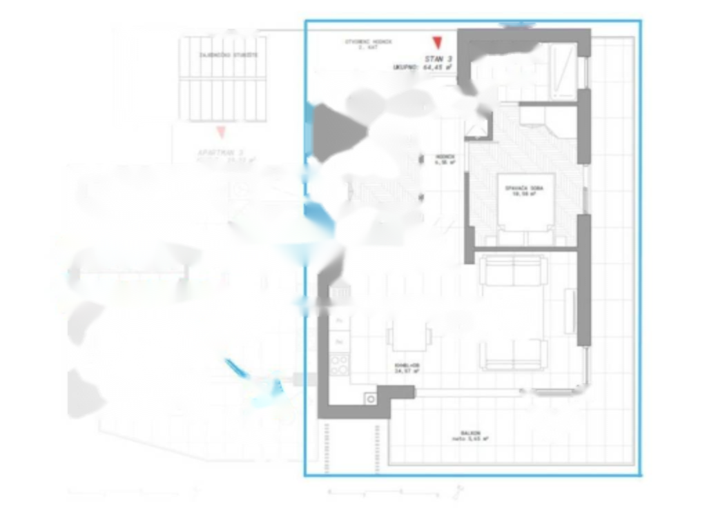 Квартира в Опатии, Хорватия, 78 м² - фото 3