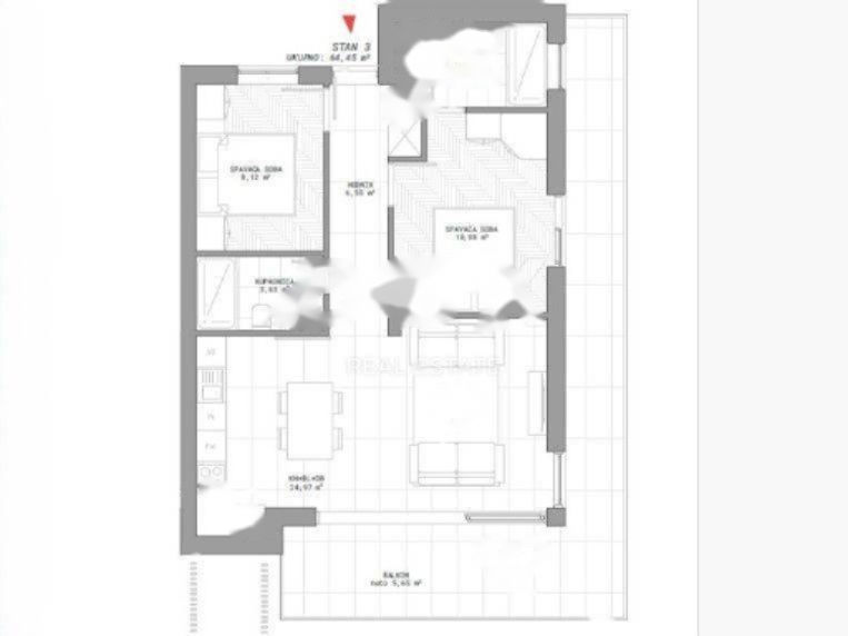 Квартира в Опатии, Хорватия, 78 м² - фото 4