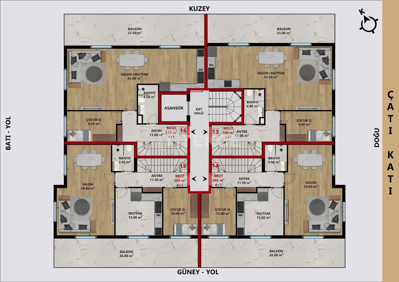 Апартаменты в Анталии, Турция, 70 м² - фото 10