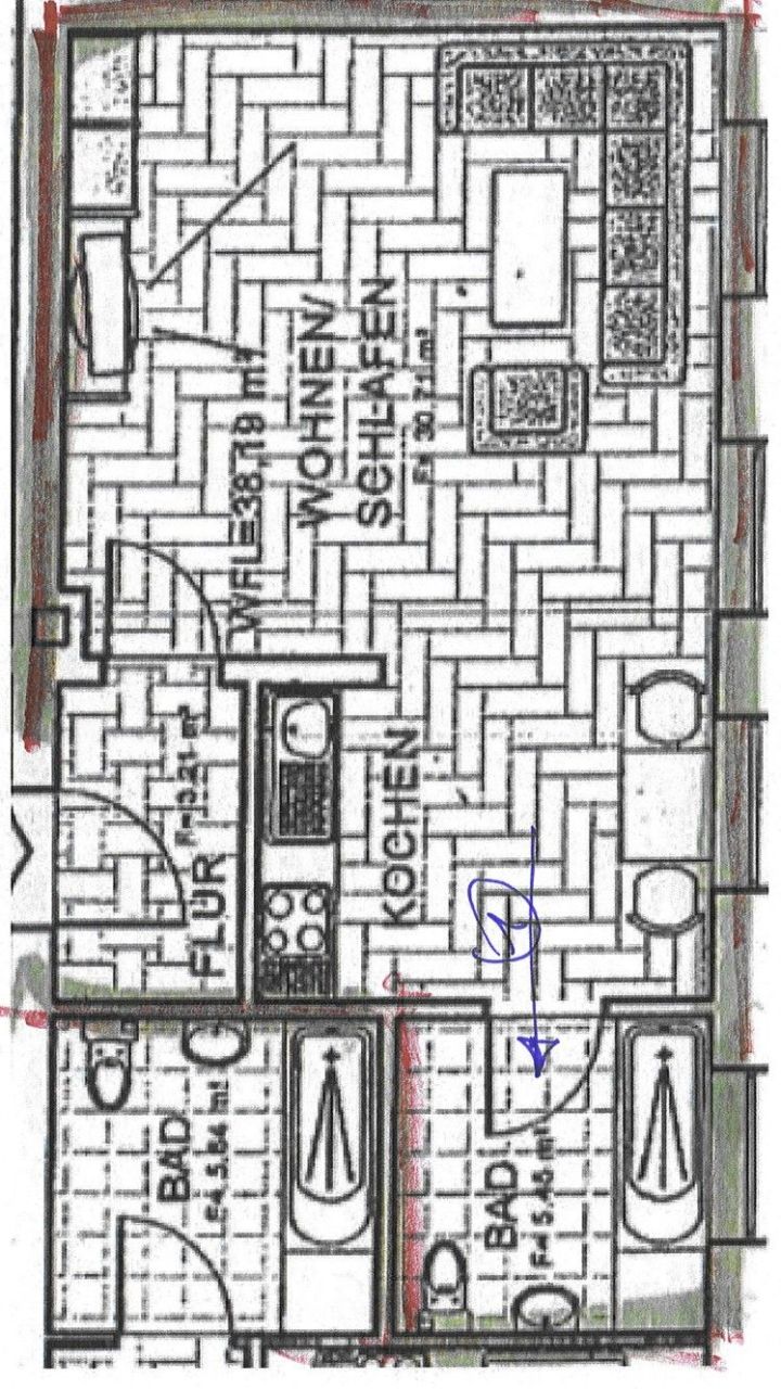 Квартира в Хемнице, Германия, 38 м² - фото 6