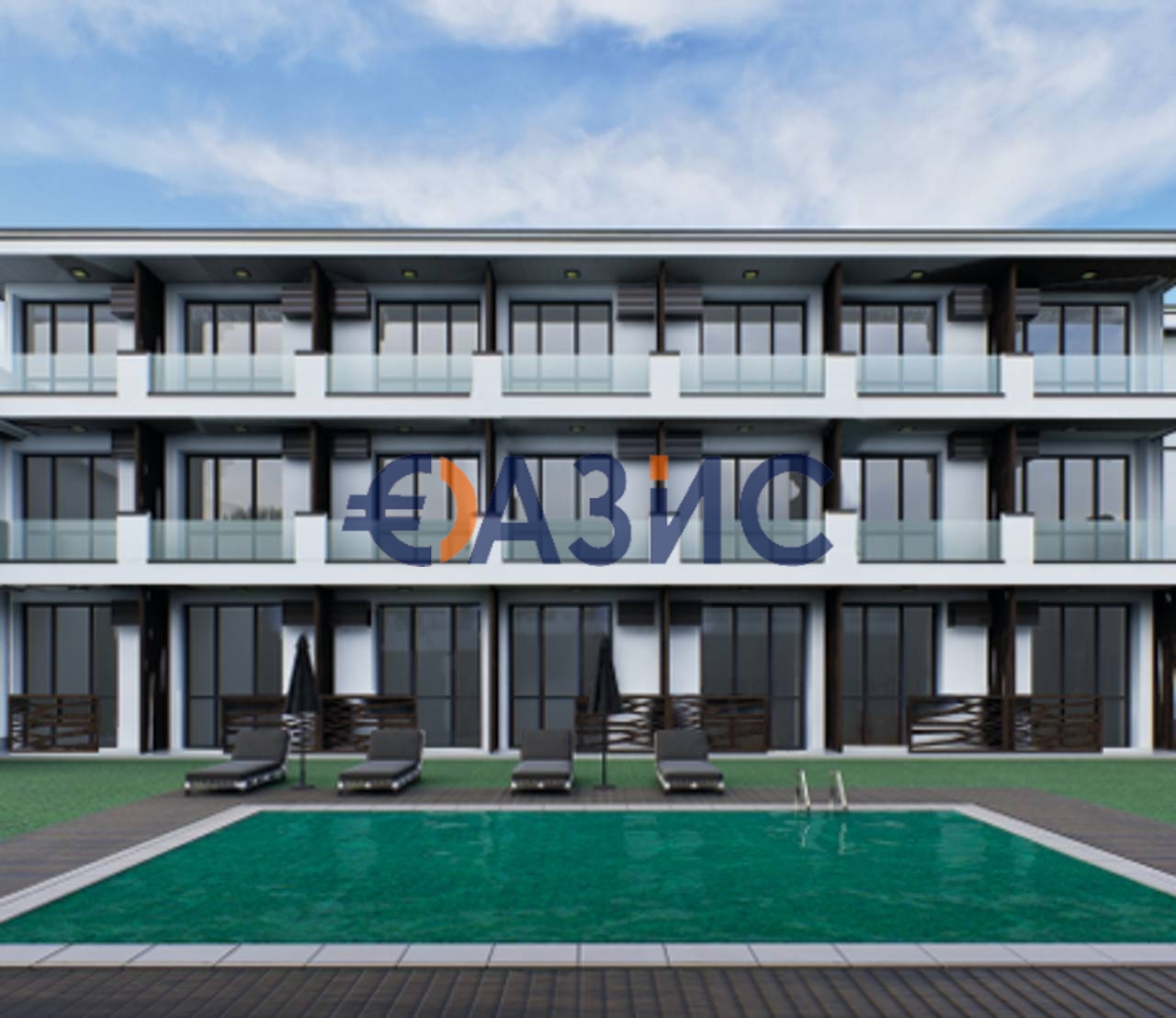 Апартаменты в Святом Власе, Болгария, 41.9 м² - фото 2