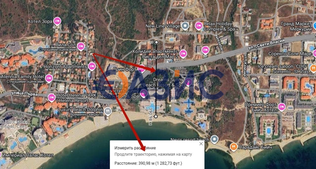 Апартаменты в Святом Власе, Болгария, 41.9 м² - фото 11