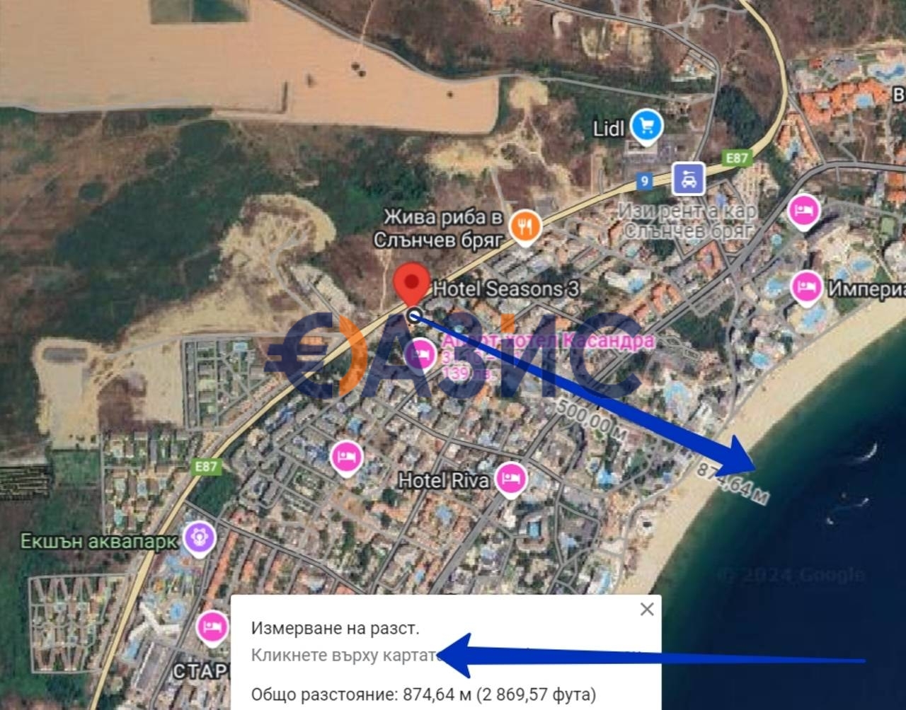 Апартаменты на Солнечном берегу, Болгария, 60.2 м² - фото 14