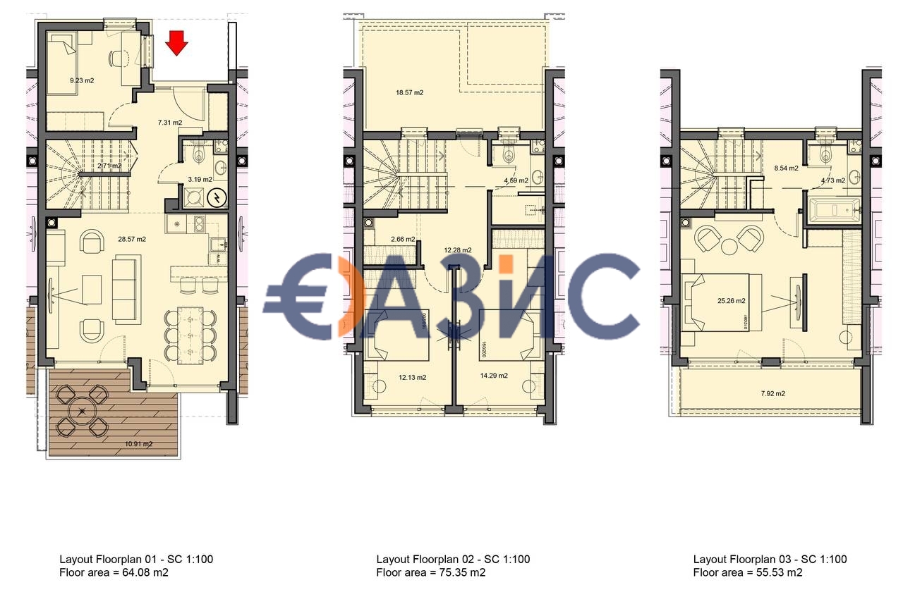Дом в Несебре, Болгария, 193.8 м² - фото 18