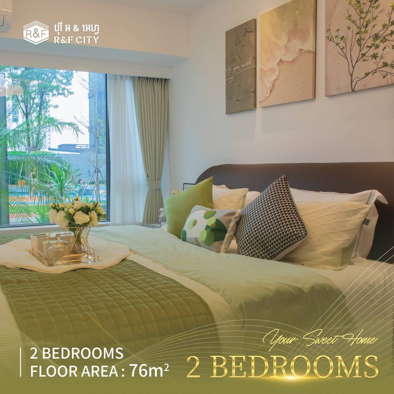 Квартира в Пномпене, Камбоджа, 76 м² - фото 3