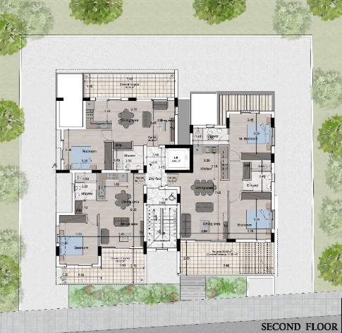 Апартаменты в Ларнаке, Кипр, 63 м² - фото 7