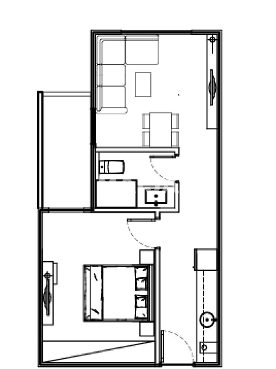 Апартаменты в Хургаде, Египет, 65 м² - фото 2