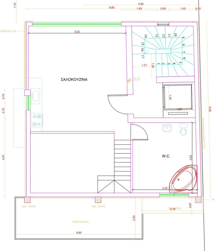 Таунхаус в Салониках, Греция, 180 м² - фото 1