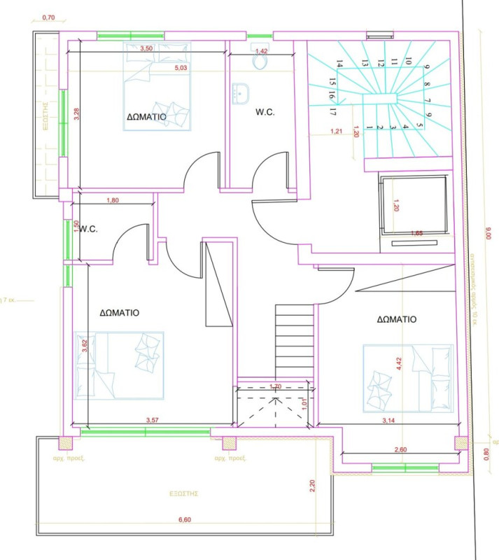 Таунхаус в Салониках, Греция, 180 м² - фото 2