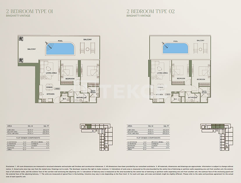 Апартаменты Маджан, ОАЭ, 204 м² - фото 14